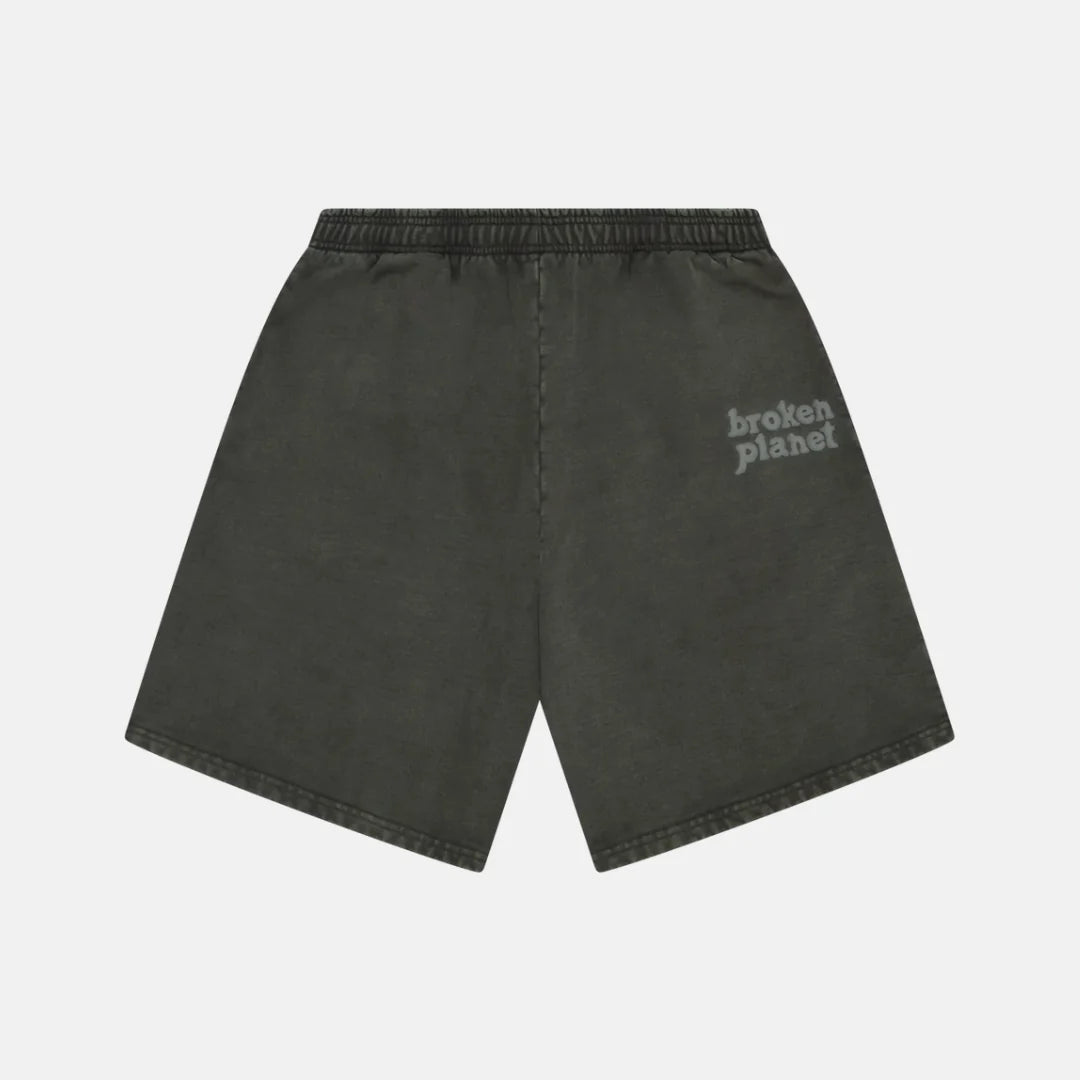 Broken Planet Market Basics Shorts - Washed Soot Black