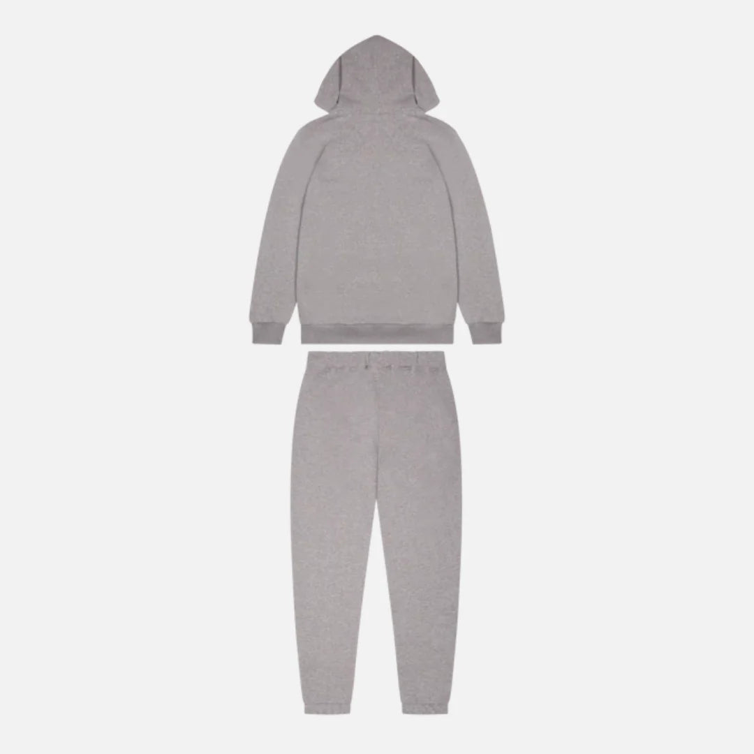 Trapstar Chenille Decoded Hooded Tracksuit - Grey / Teal