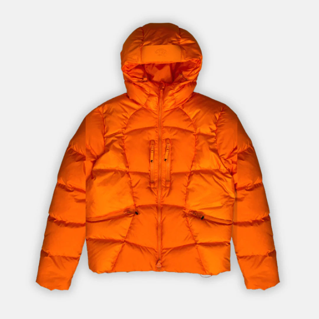 Syna World Wave Puffer Jacket - Orange