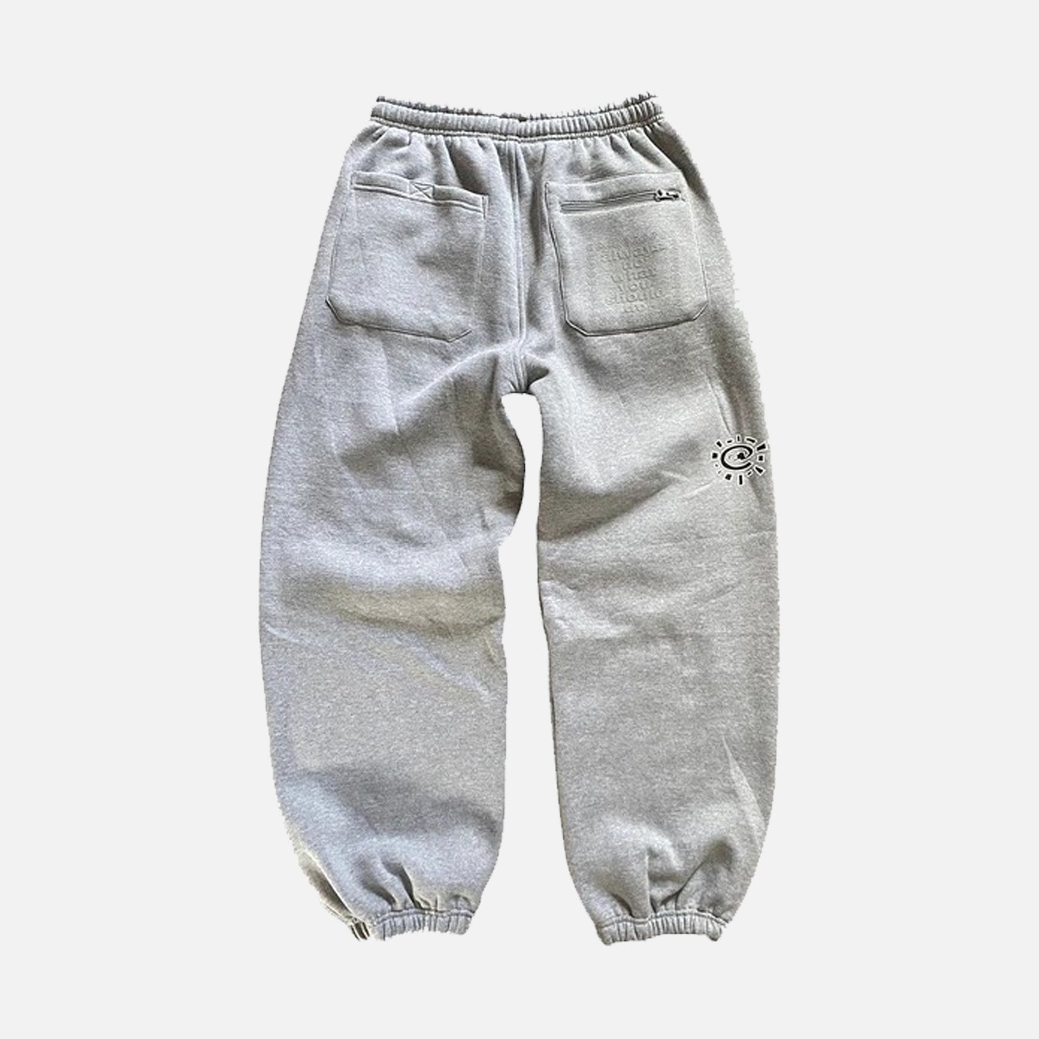 Always Do What You Should Do Sun Relaxed Bottoms - Grey