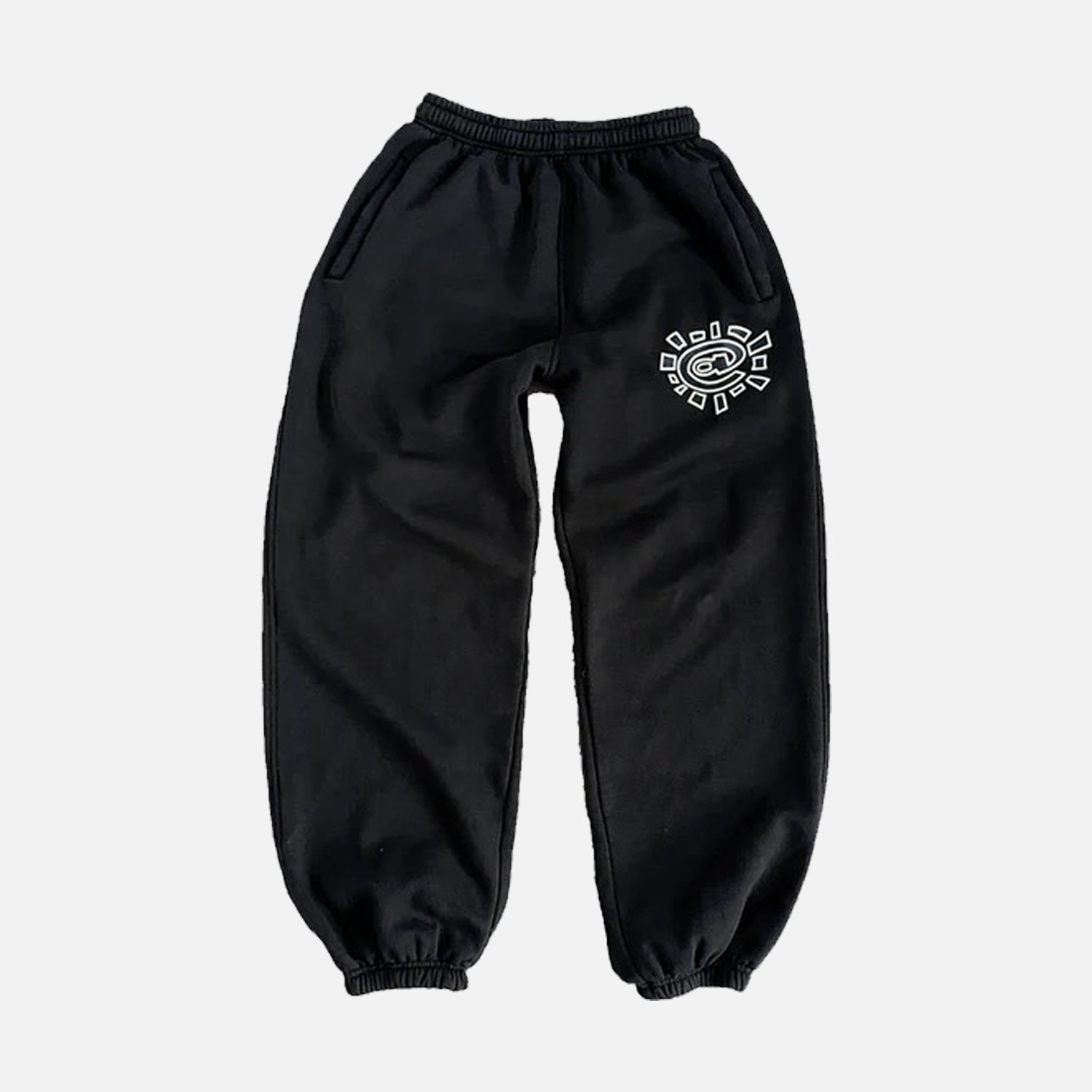 Always Do What You Should Do Sun Relaxed Bottoms - Black