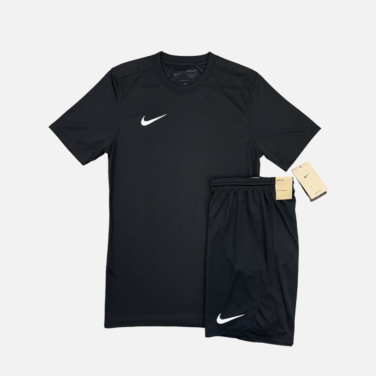 Nike Dri-Fit Essential T-Shirt & Short Set - Black