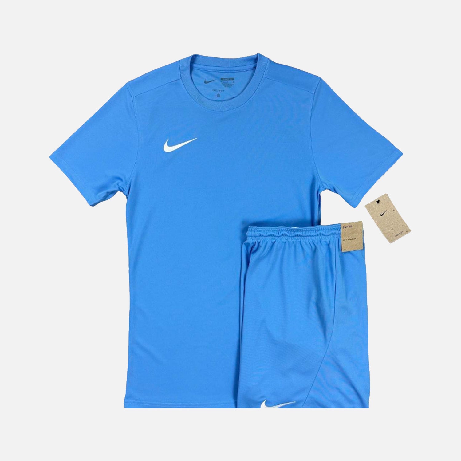 Nike Dri-Fit Essential T-Shirt & Short Set - Sky Blue