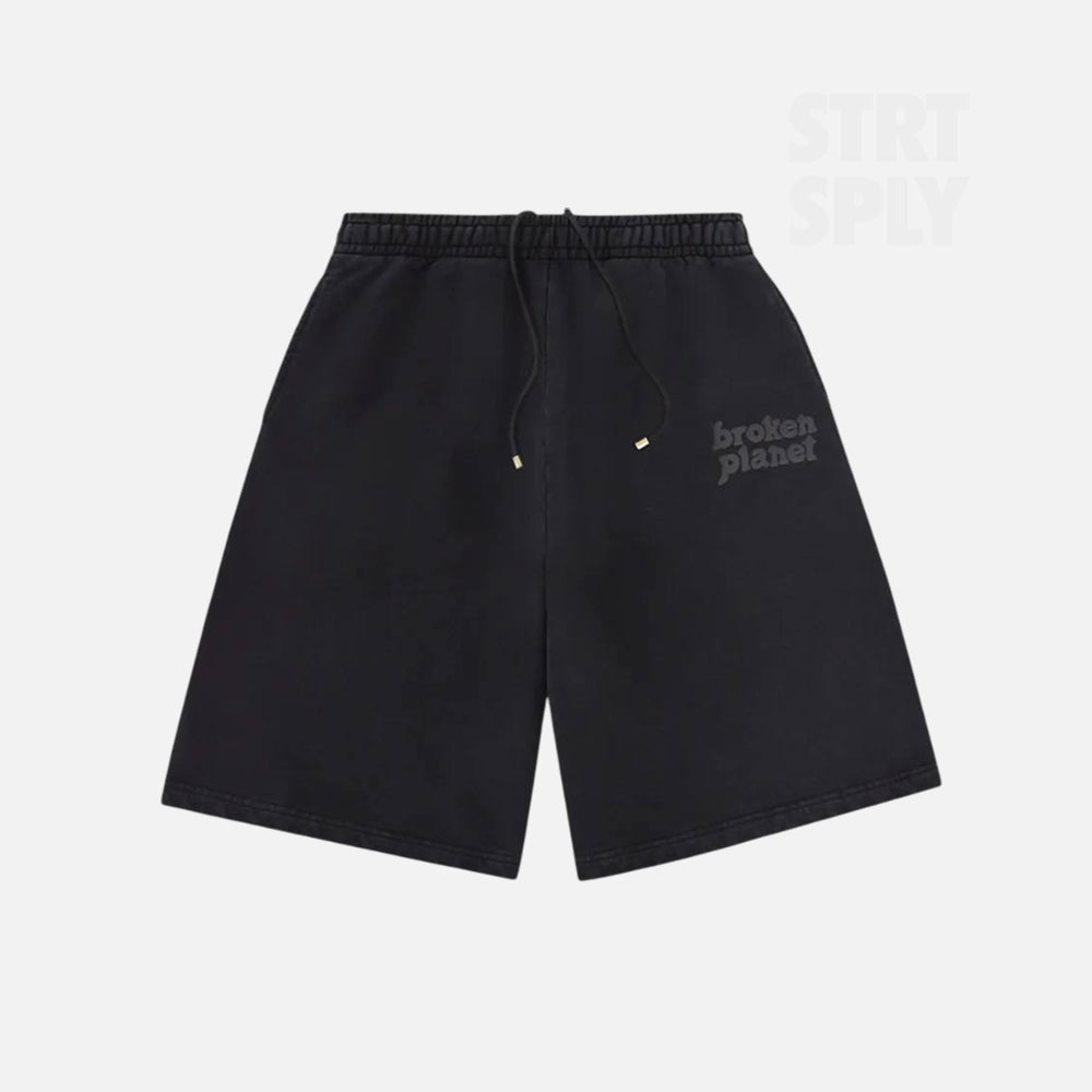 Broken Planet Basics Shorts - Washed Midnight Black
