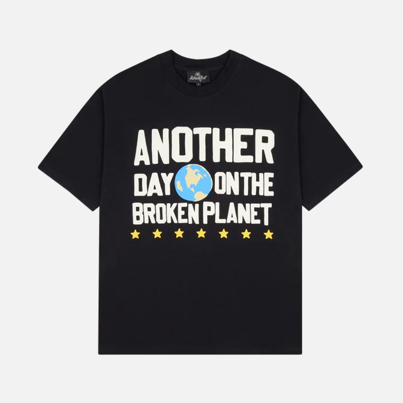 Broken Planet Another Day T-Shirt - Midnight Black