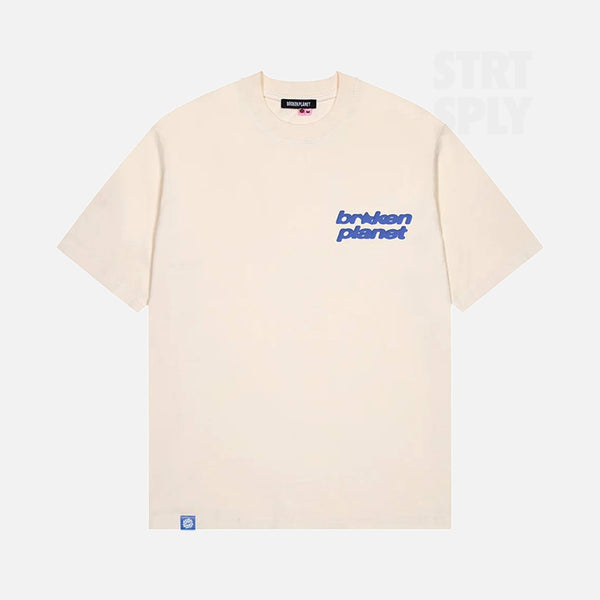 Broken Planet Basics T-Shirt - Washed Vanilla White