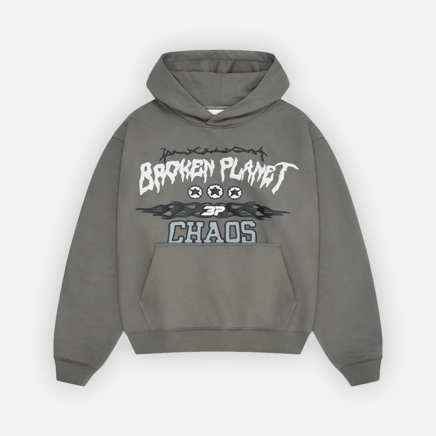 Broken Planet Market Chaos Hoodie - Gunmetal Grey