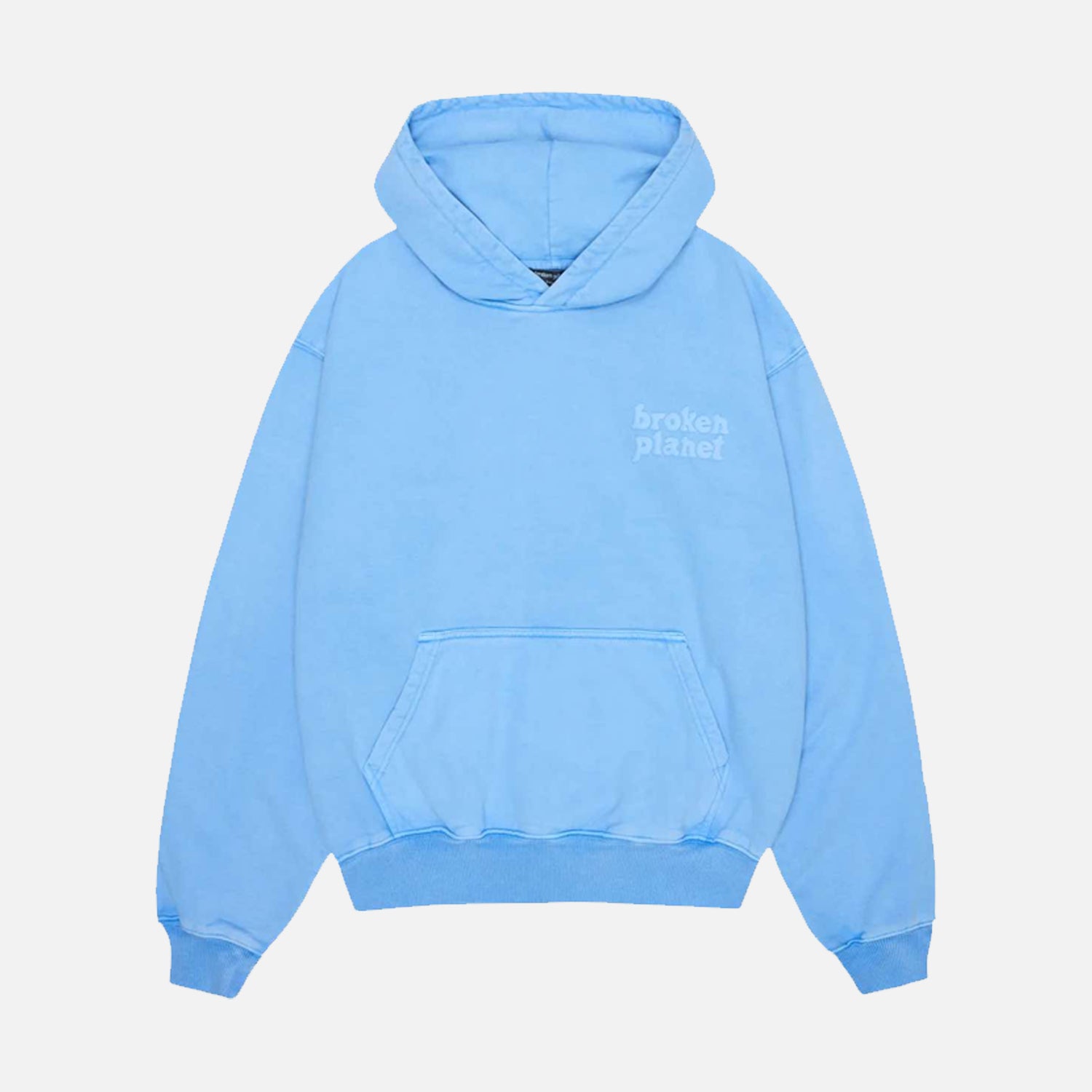 Broken Planet Basics Hoodie - Washed Light Blue