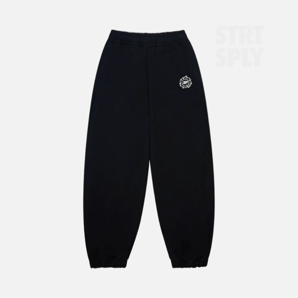 Broken Planet Sun Cuffed Sweatpants - Midnight Black