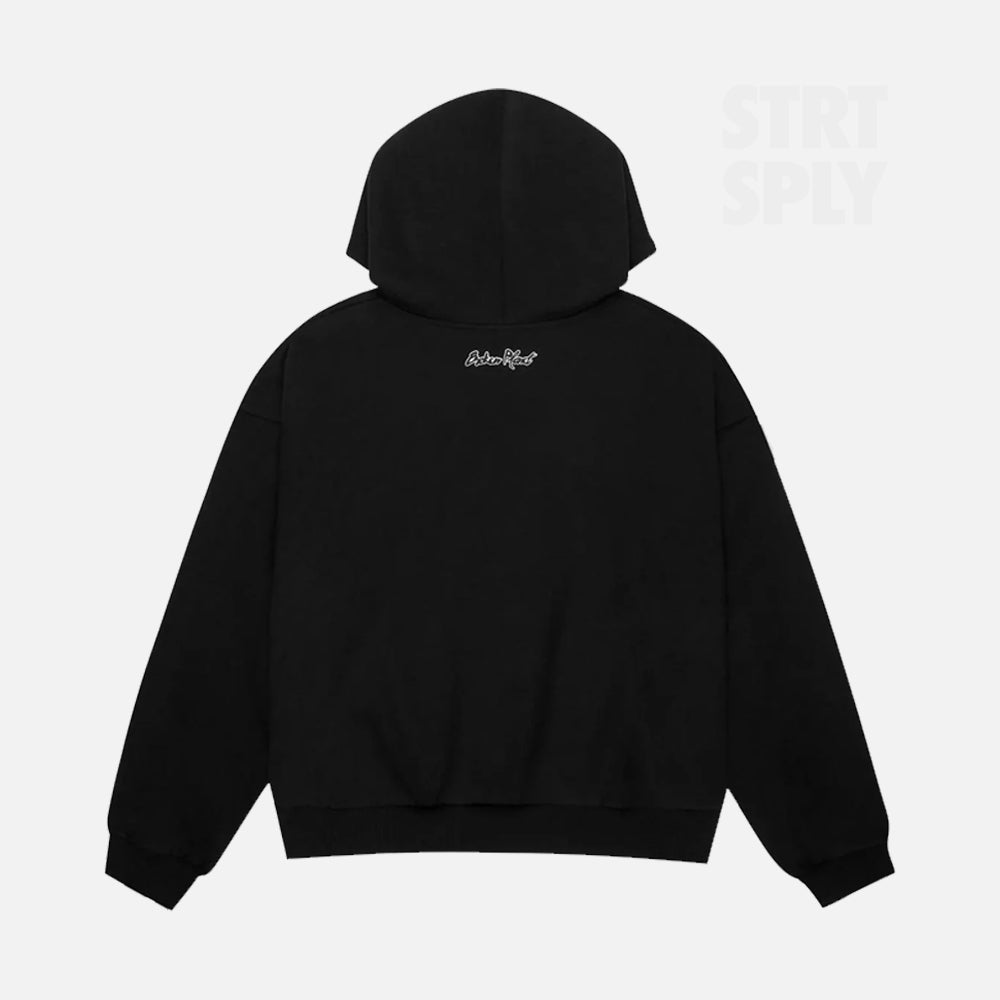 Broken Planet Sun Zip-Up Hoodie - Black