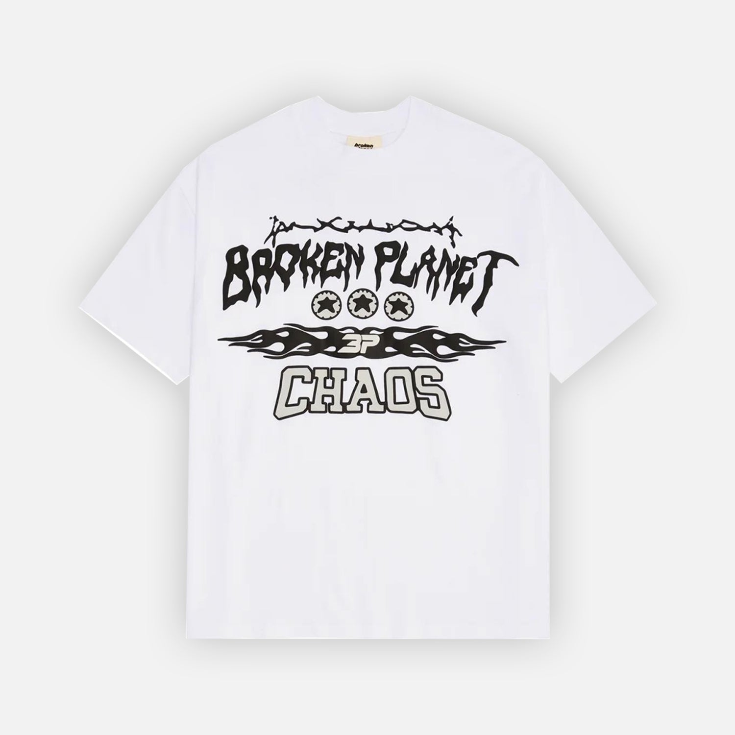 Broken Planet Market Chaos T-Shirt - Snow White