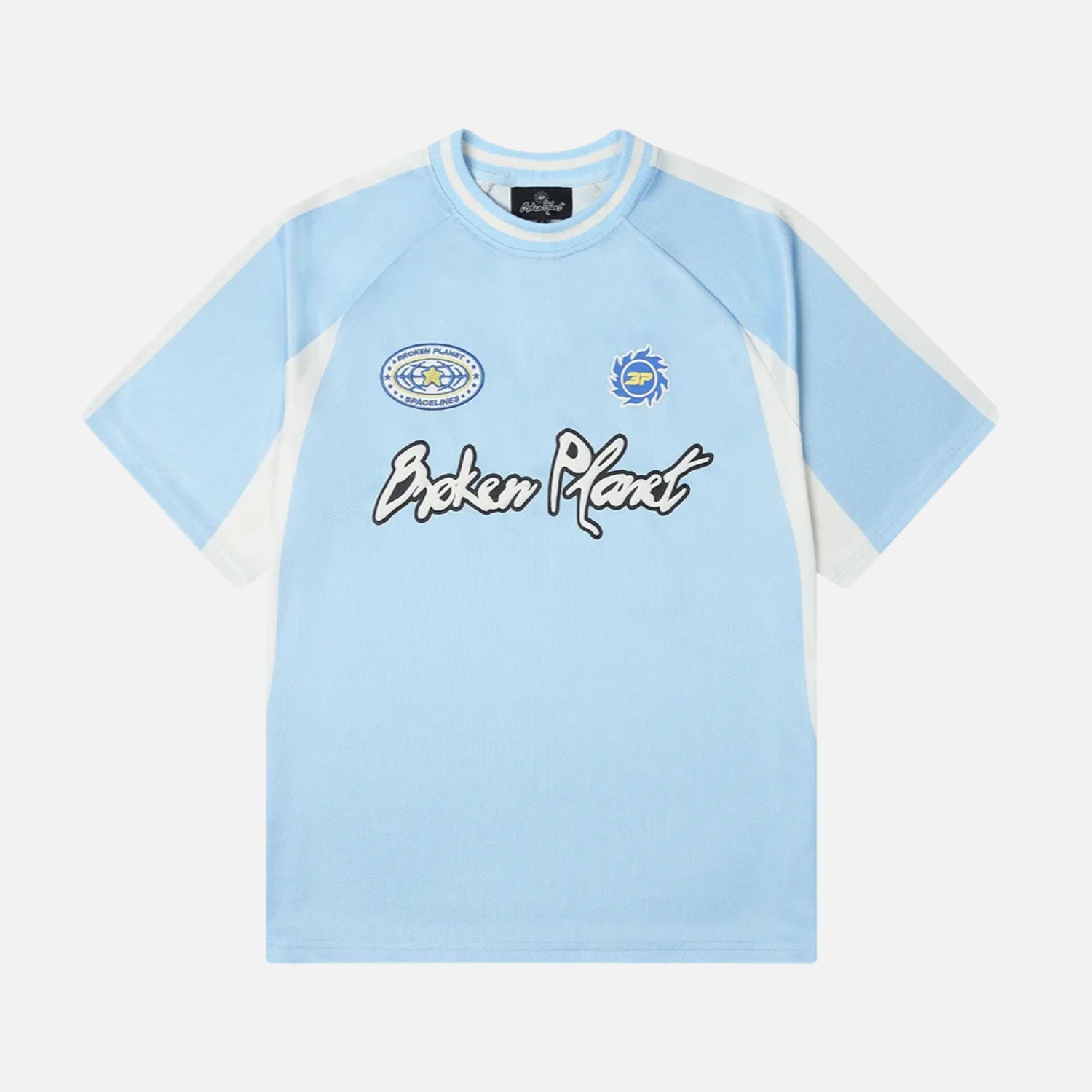 Broken Planet Market Football Jersey - Light Blue