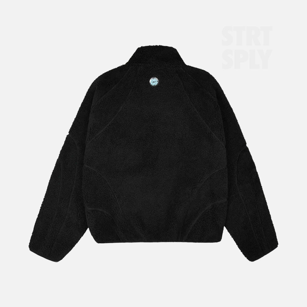 Broken Planet Market Polar Fleece -Midnight Black