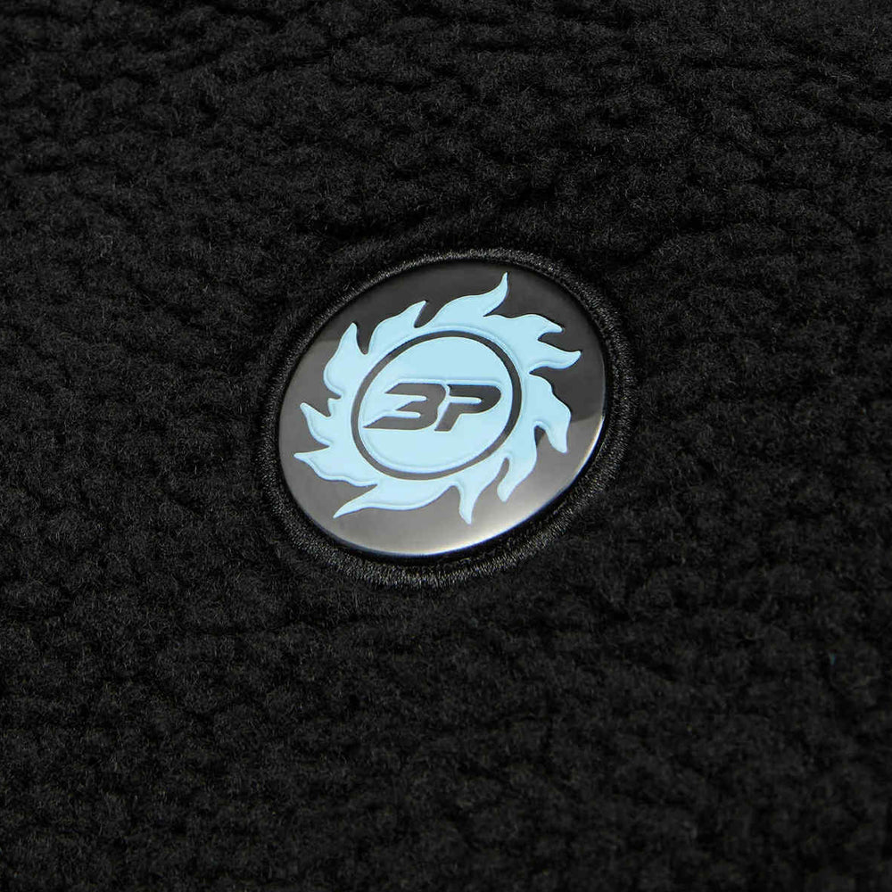Broken Planet Market Polar Fleece -Midnight Black