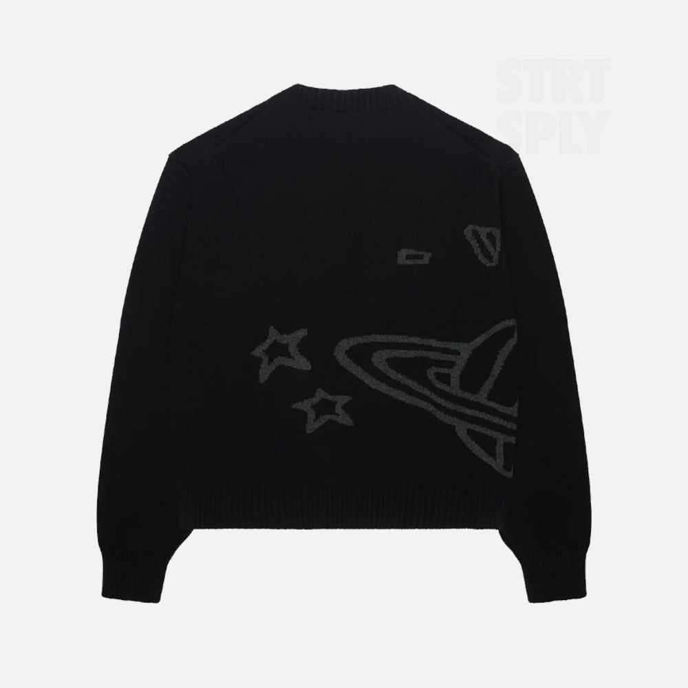 Broken Planet Market Knit Sweater - Black