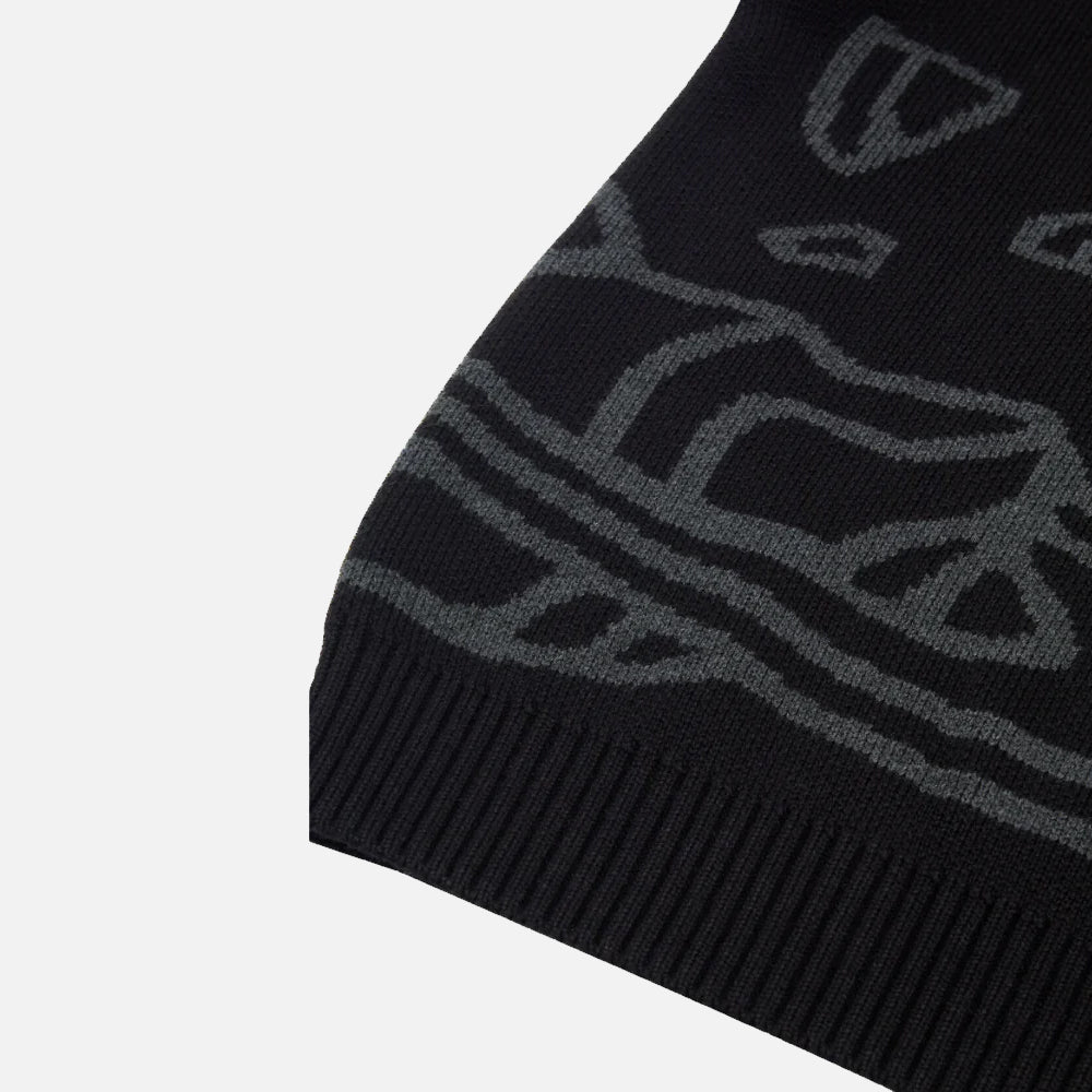 Broken Planet Market Knit Sweater - Black