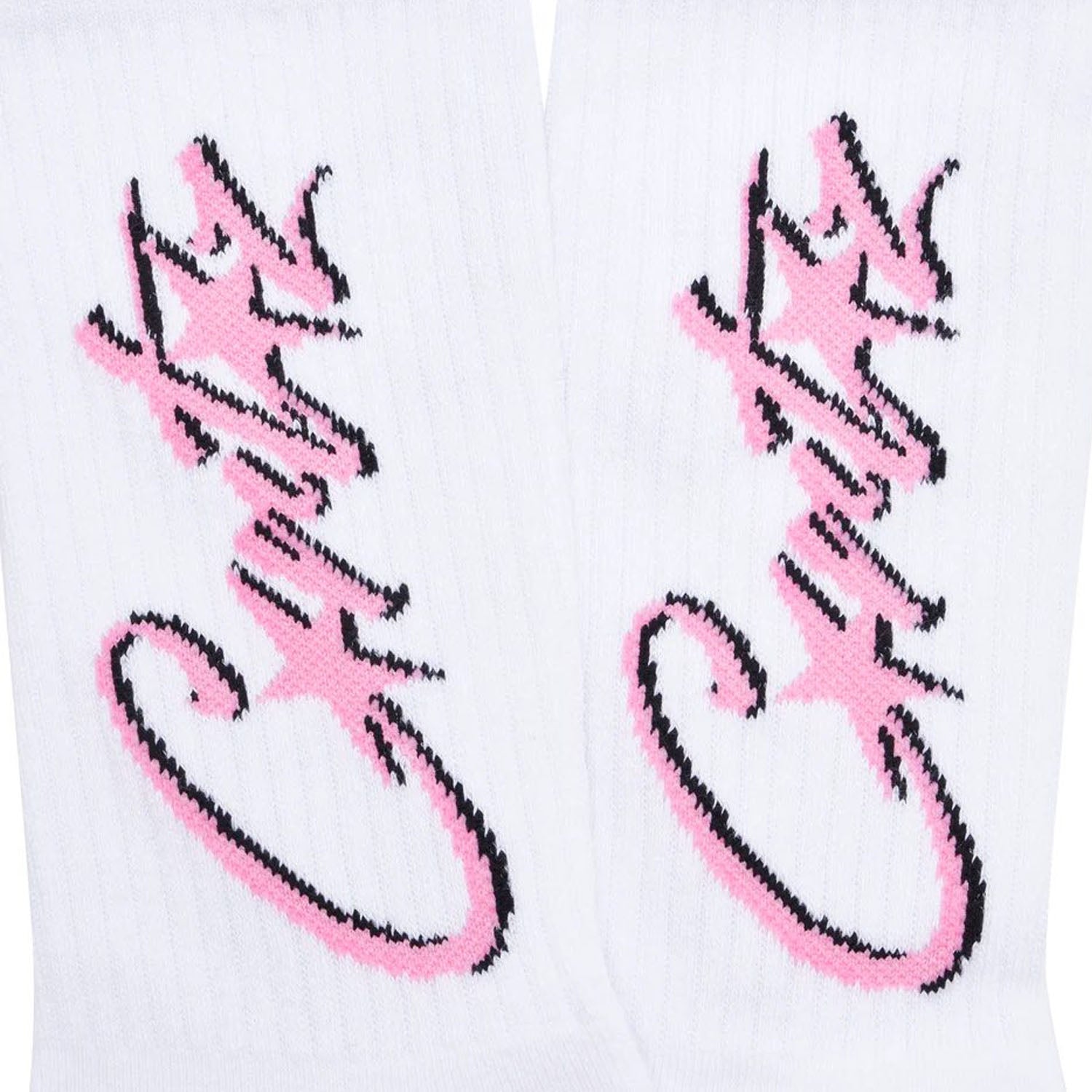 Corteiz RTW Allstarz Socks - White / Pink