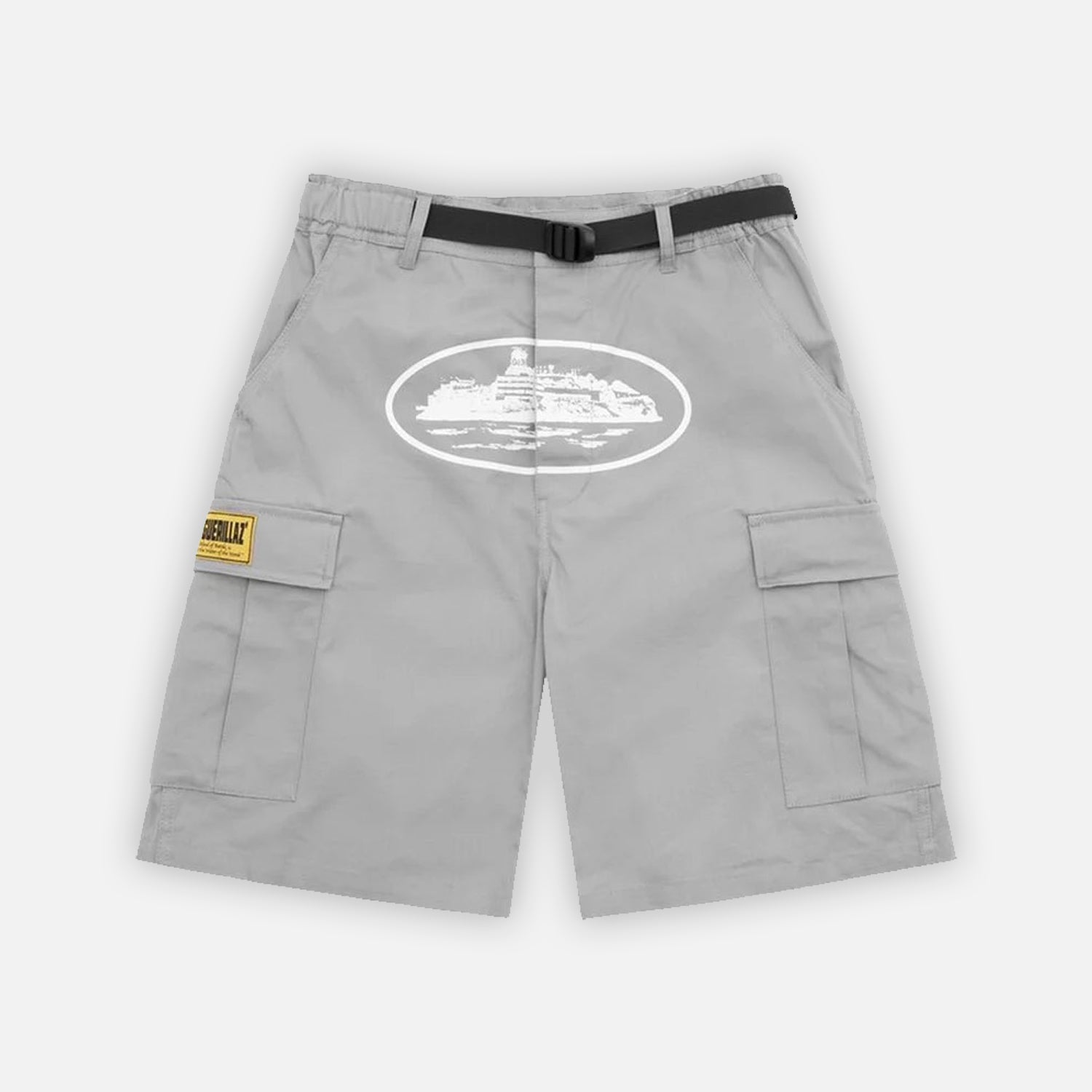 Corteiz RTW OG Alcatraz Cargo Shorts - Grey