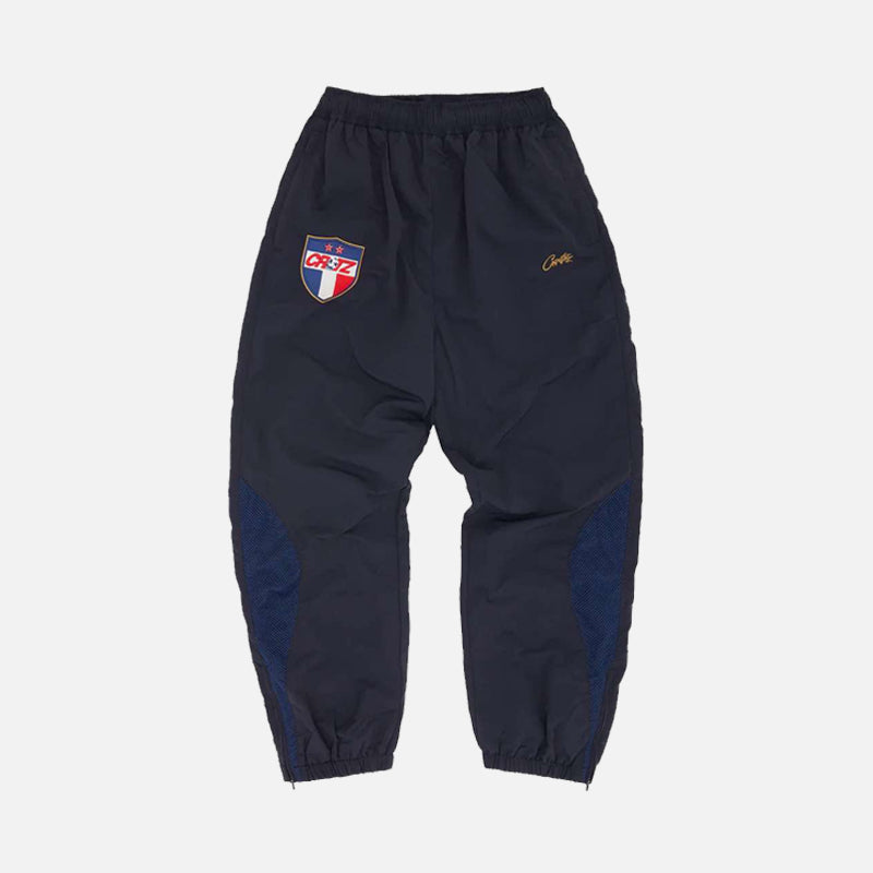 Corteiz RTW Francais Olympic Shuku Bottoms - Navy