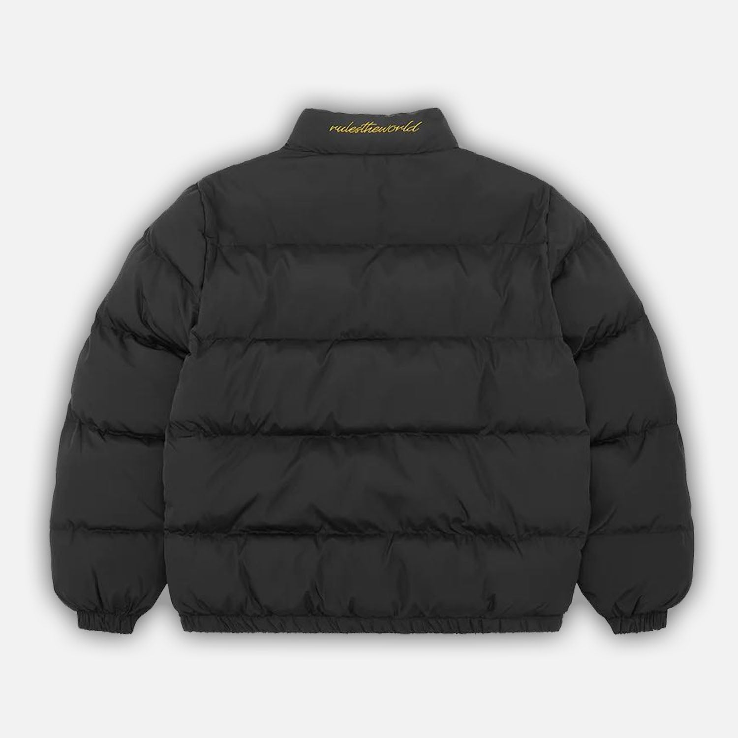 Corteiz RTW OG Bolo Puffer Jacket - Black / Yellow