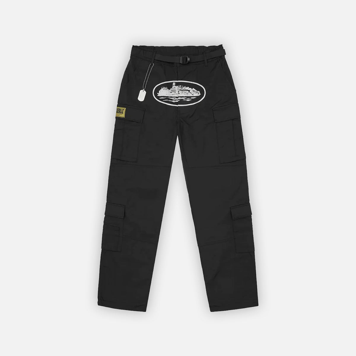 Corteiz RTW 5 Starz Alcatraz Guerillaz Cargo Trouser - Black
