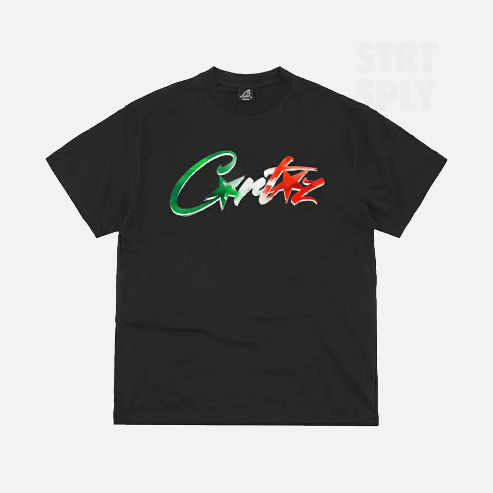 Corteiz RTW Allstarz Italia T-Shirt - Black