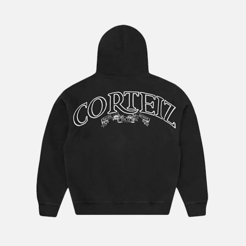 Corteiz RTW Superior Royale Zip Hoodie - Black