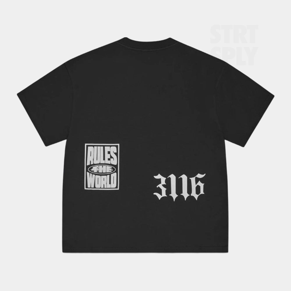 Corteiz RTW x ADWYSD OG Alweiz T-Shirt - Black