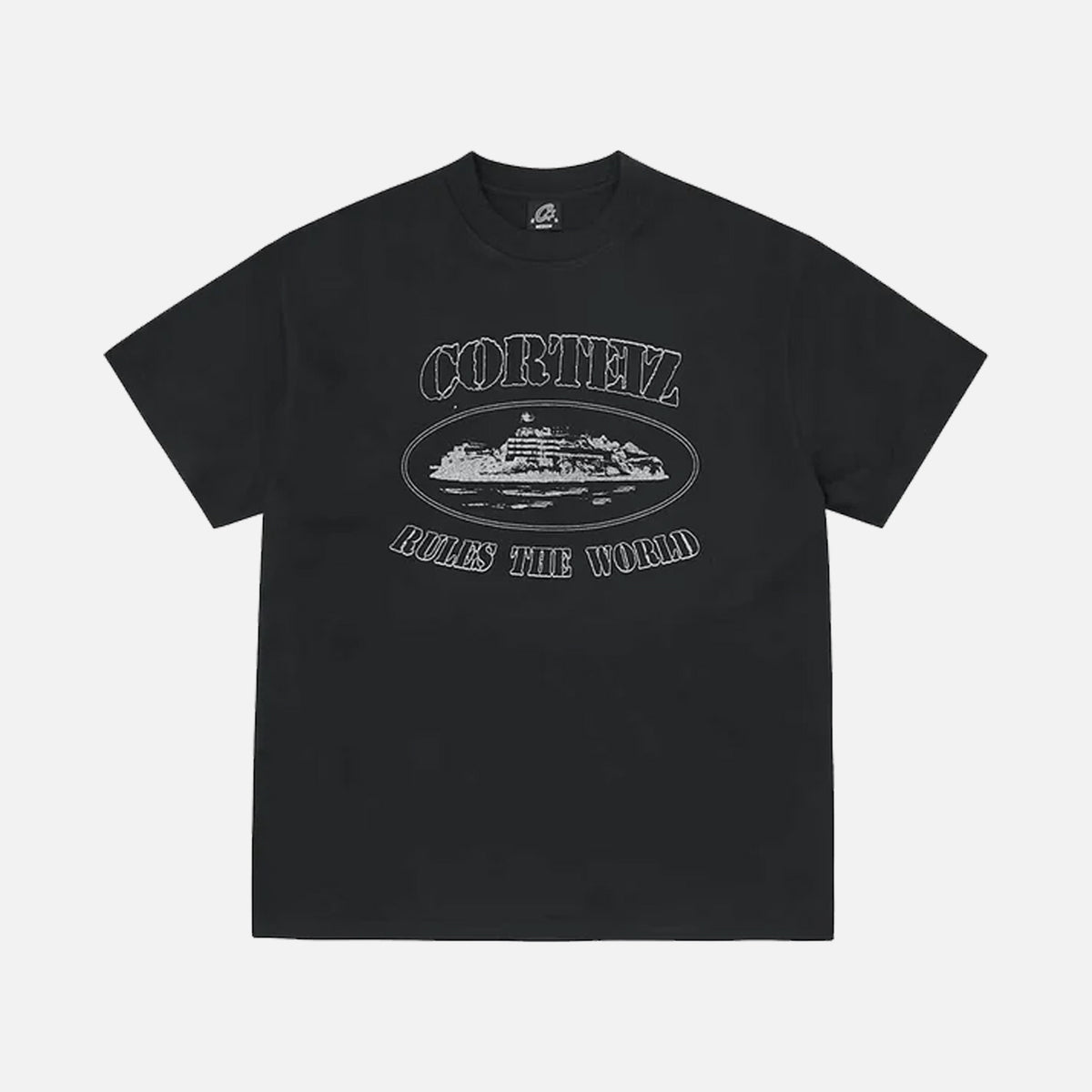 Corteiz RTW BLACK 5stras Alcatraz Tシャツ/関送込 CORTEIZRTWRAZORTSHIRTBLACKALCA
