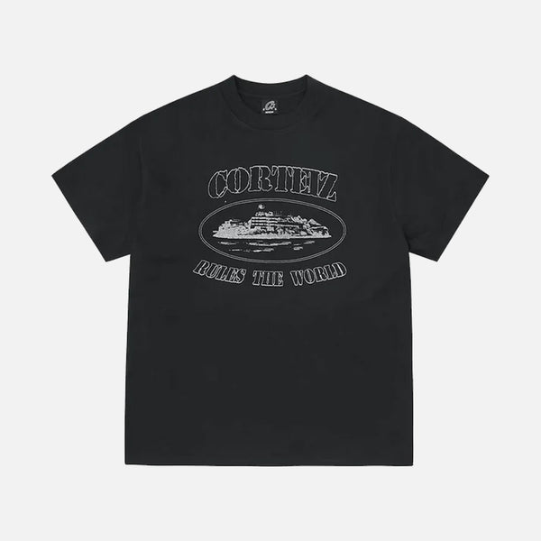 CORTEIZRTWALCATRAZTSHIRTBLACKR