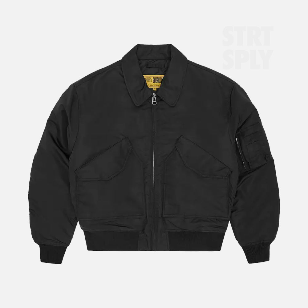 Corteiz RTW Alcatraz Bomber Jacket - Black