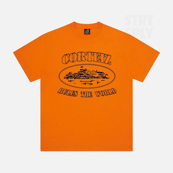 Corteiz RTW Alcatraz Artillery T-Shirt - Orange