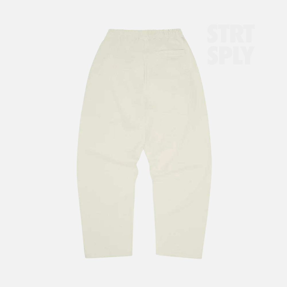 Corteiz RTW Island Puff Print Open Hem Pant - Off White