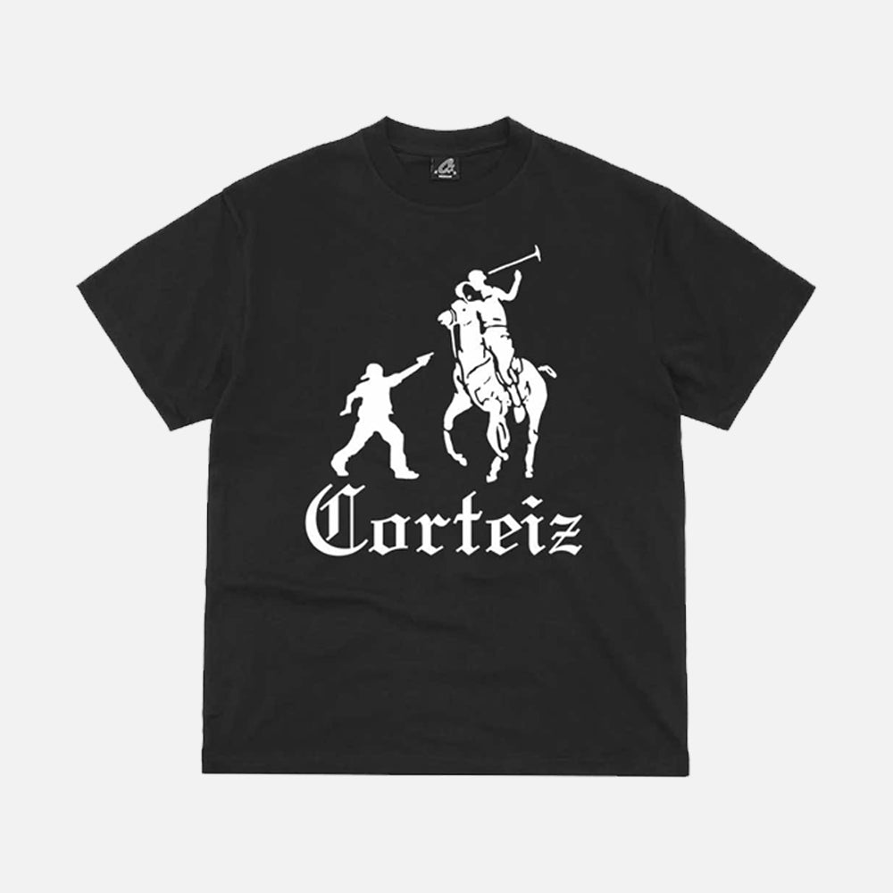 Corteiz RTW Jackboys T-Shirt - Black / White