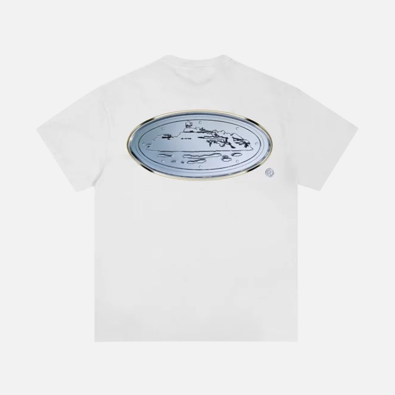 Corteiz RTW Medallion Pin T-Shirt - White