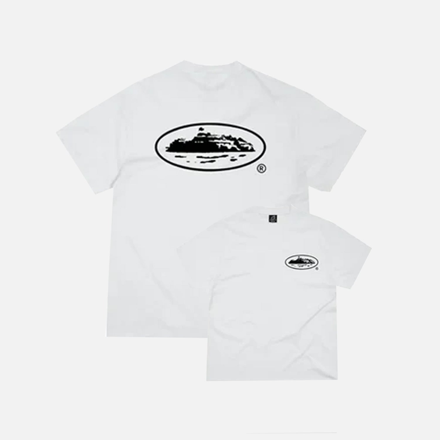 Corteiz RTW OG Island T-Shirt - White / Black