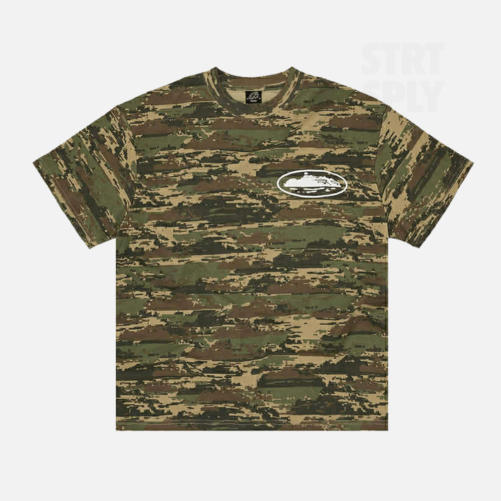 Corteiz RTW Island Puff Print T-Shirt - Digicamo