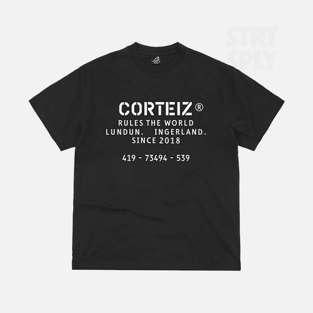 Corteiz RTW OG Stencil T-Shirt - Black