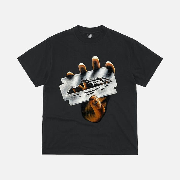 CORTEIZRTWRAZORTSHIRTBLACKALCA