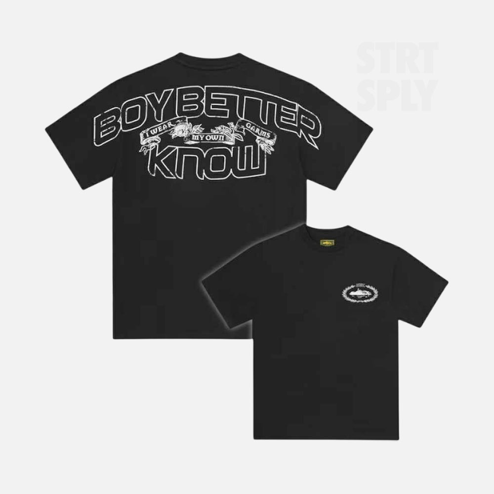 Corteiz RTW x BBK Royale Heavyweight T-Shirt - Black