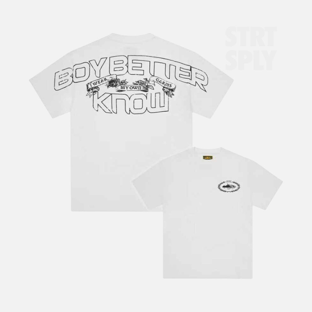 Corteiz RTW x BBK Royale Heavyweight T-Shirt - White