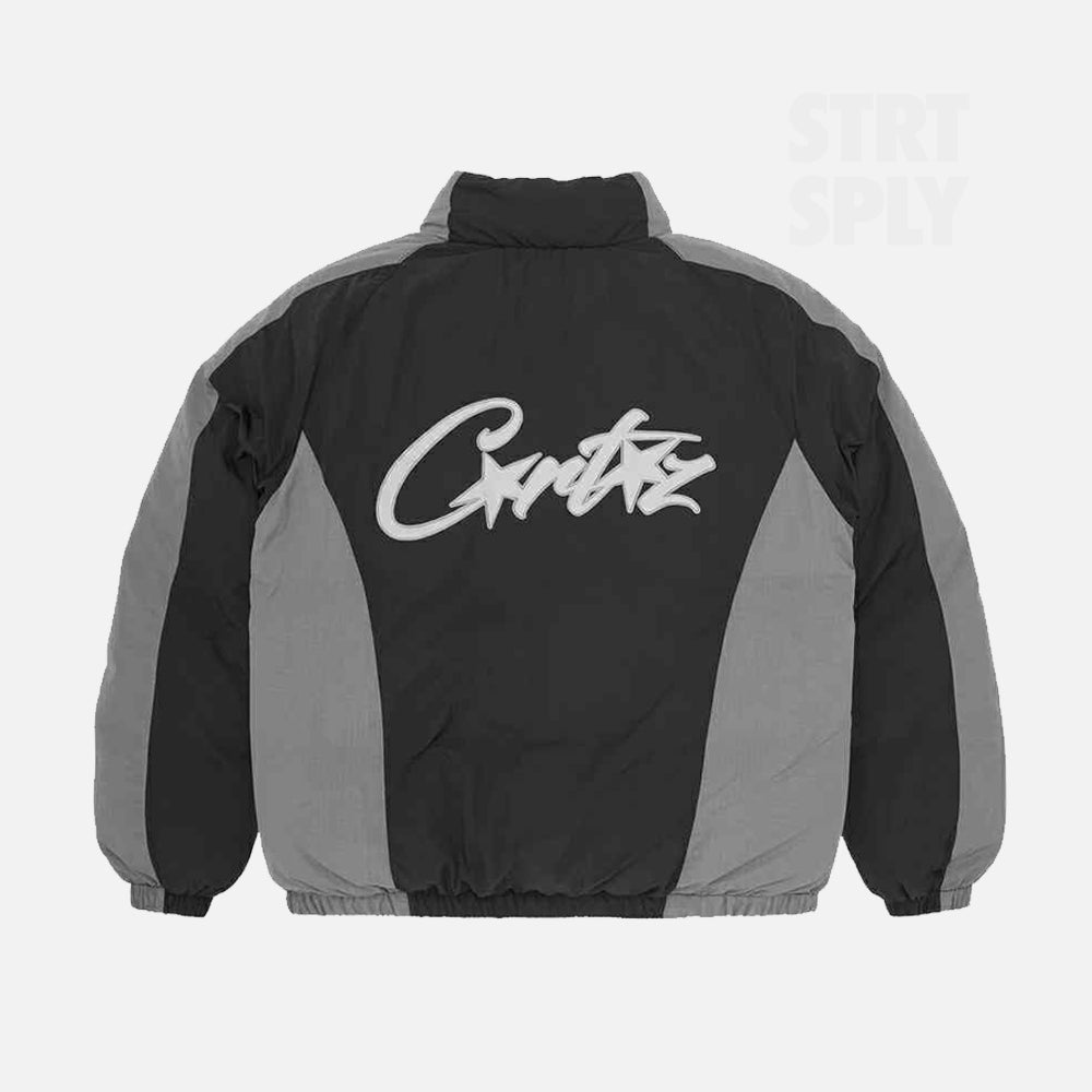 Corteiz RTW Avalanche Bolo Down Jacket - Black