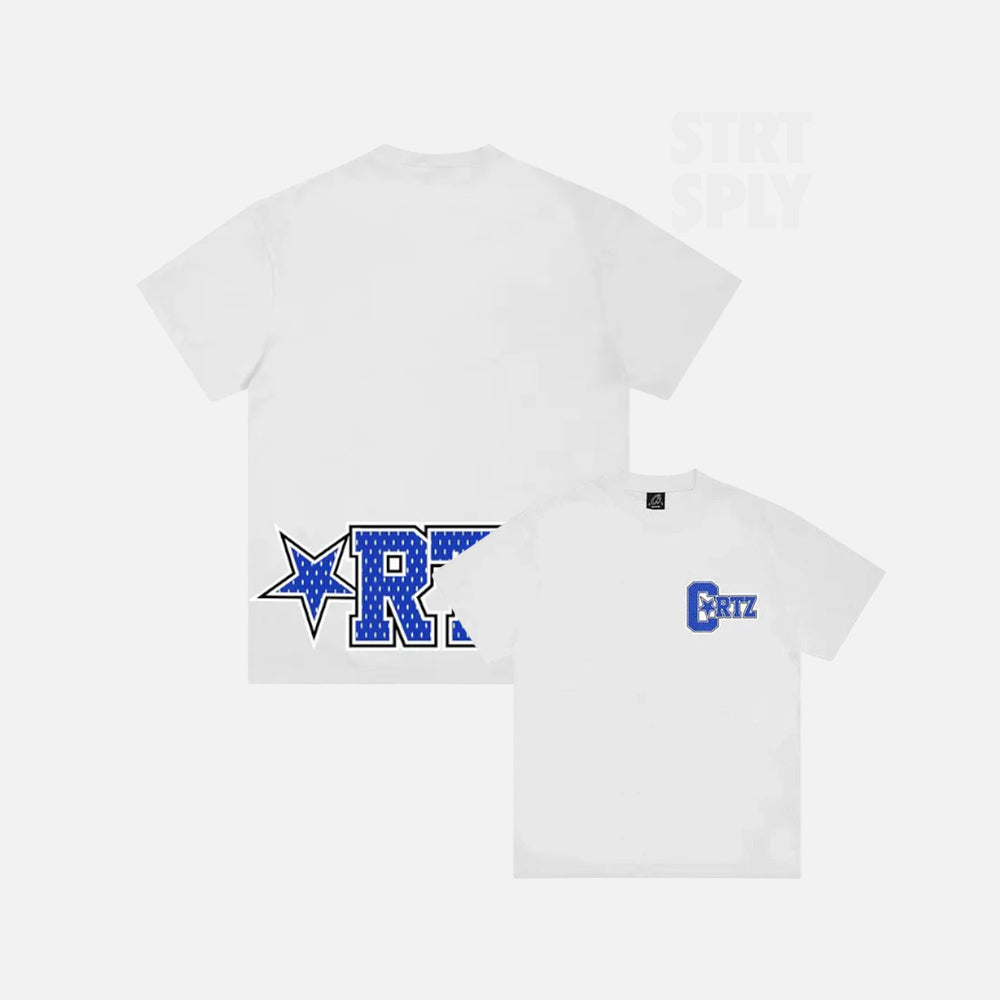 Corteiz RTW Star Mesh T-Shirt - White / Blue