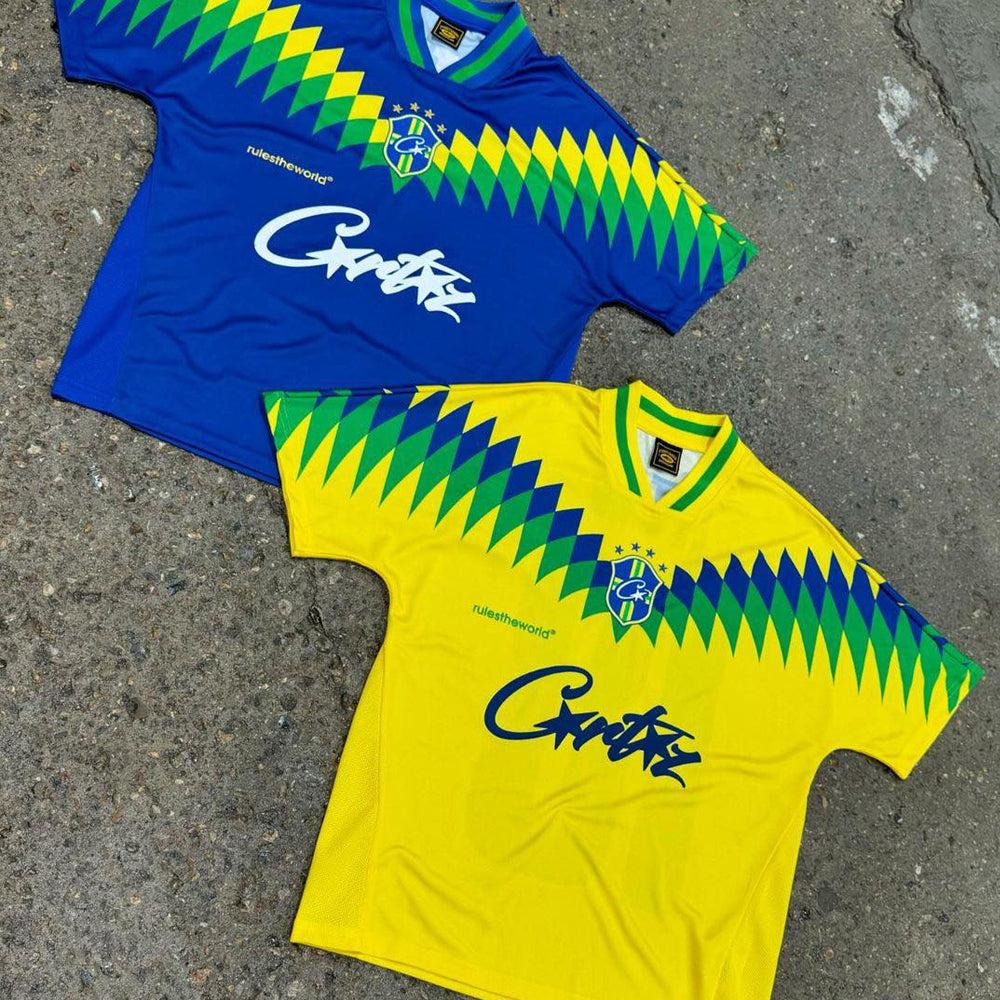 Corteiz RTW Club America Brasil Jersey - Yellow