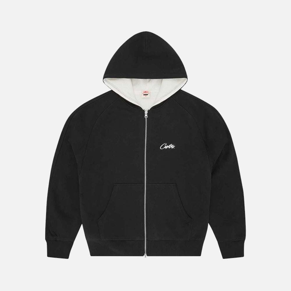 Corteiz RTW HMP Thermal Zip Hoodie - Black