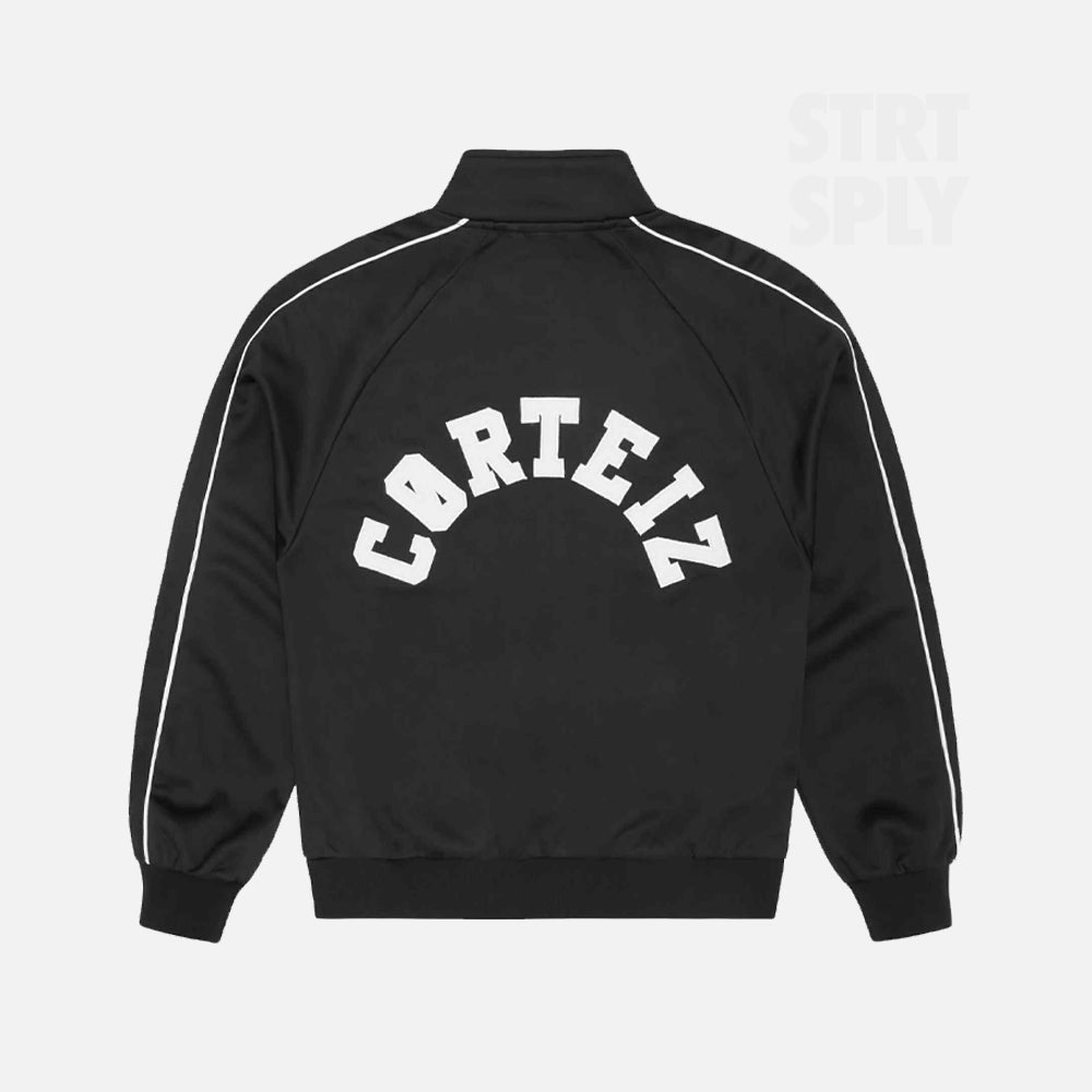 Corteiz RTW Crest Arch Track Jacket - Black