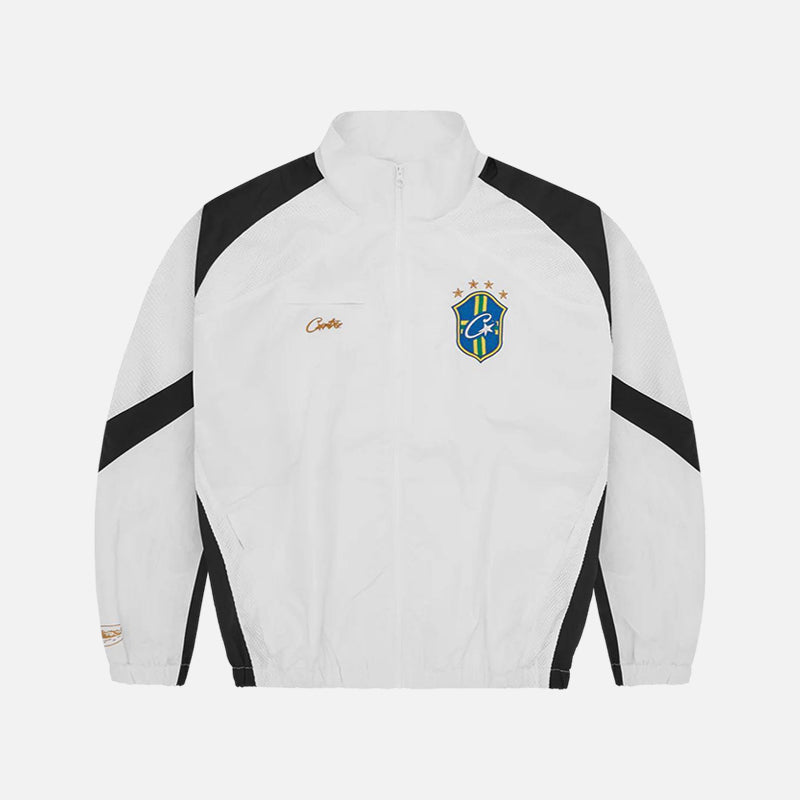 Corteiz RTW Olympic Shuku Jacket - White / Black