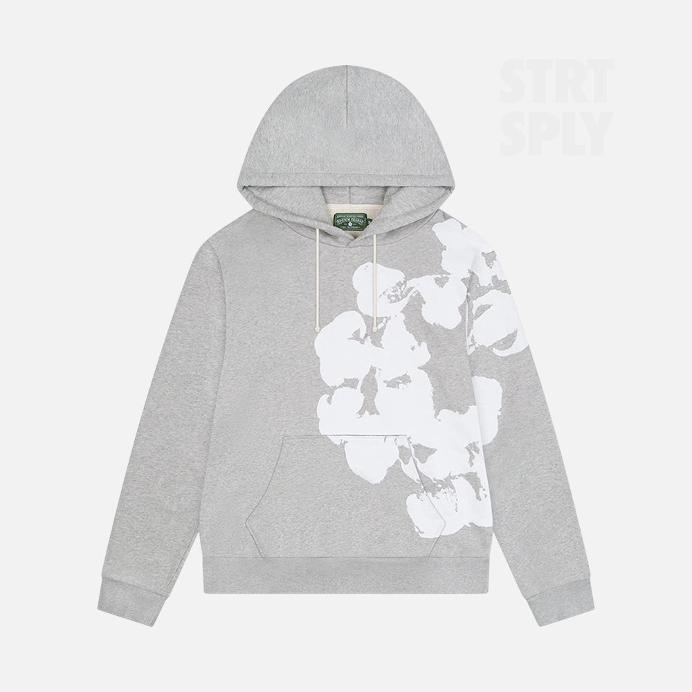 Denim Tears Big Cotton Wreath Hoodie - Grey