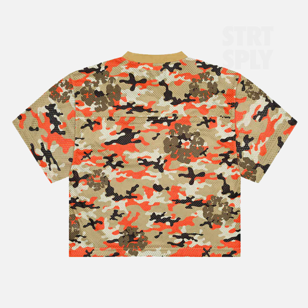 Denim Tears Camo Wreath Mesh Jersey - Brown Camo