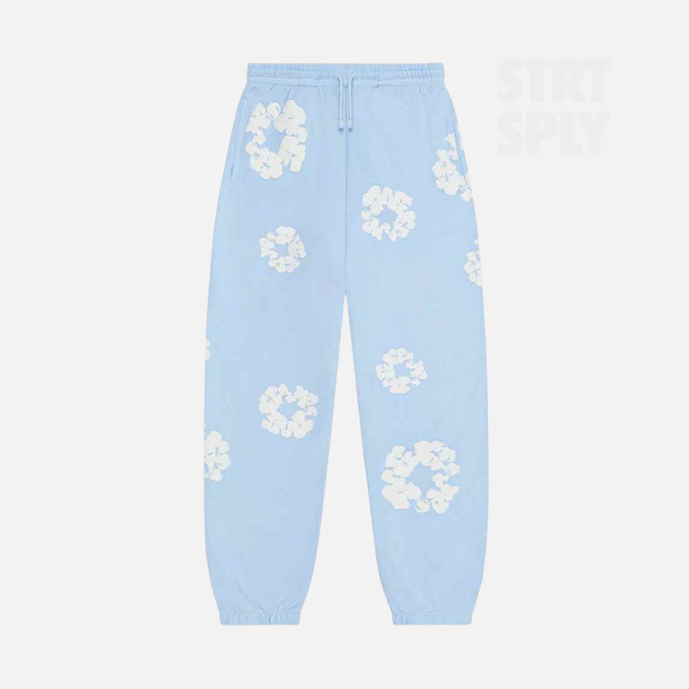 Denim Tears Cotton Wreath Sweatpant - Powder Blue